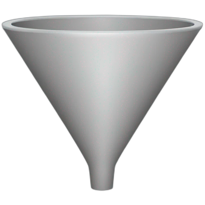 funnel with holes emoji