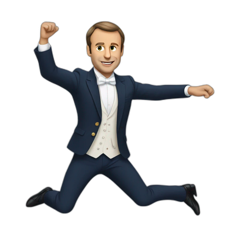 Macron qui danse  emoji