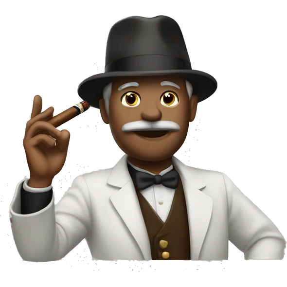 Smoking cigar master  emoji