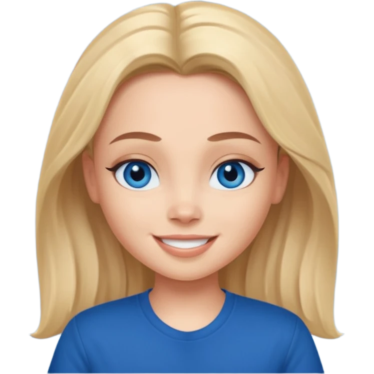 Bratz Cameron blue eyes, Blue eyes, dark blue shirt emoji
