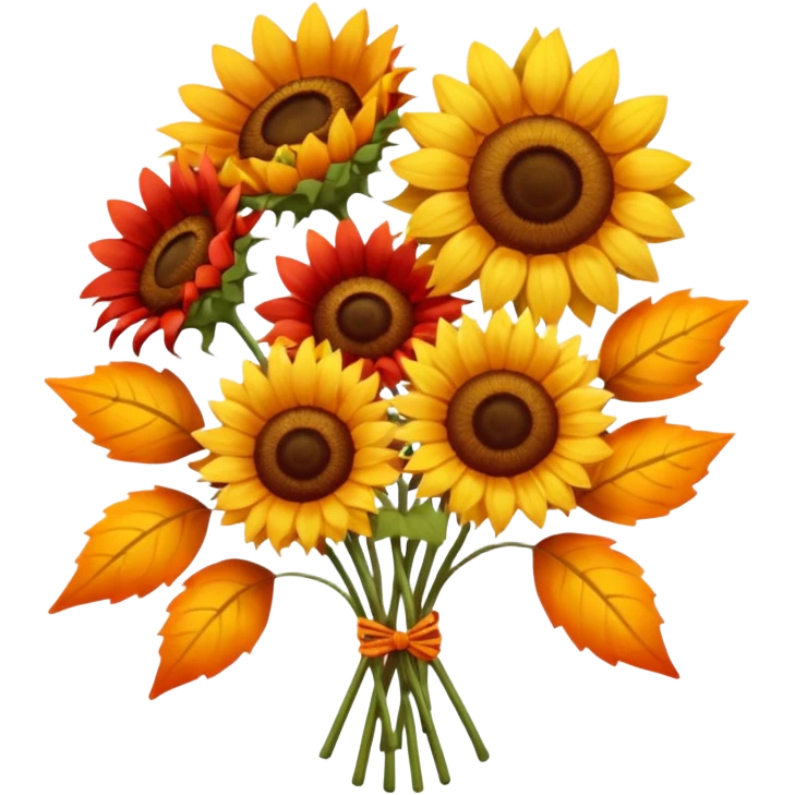 Autumn flour bouquet emoji