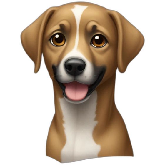 Chien noir emoji