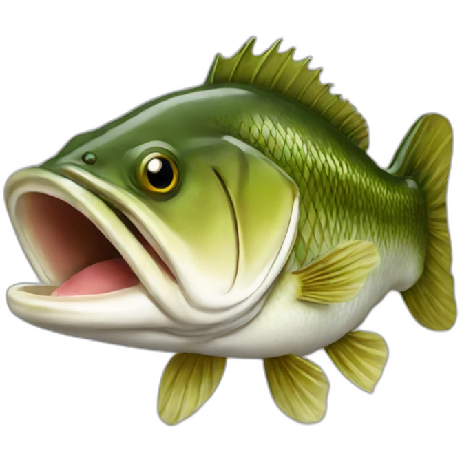 large mouth bass emoji