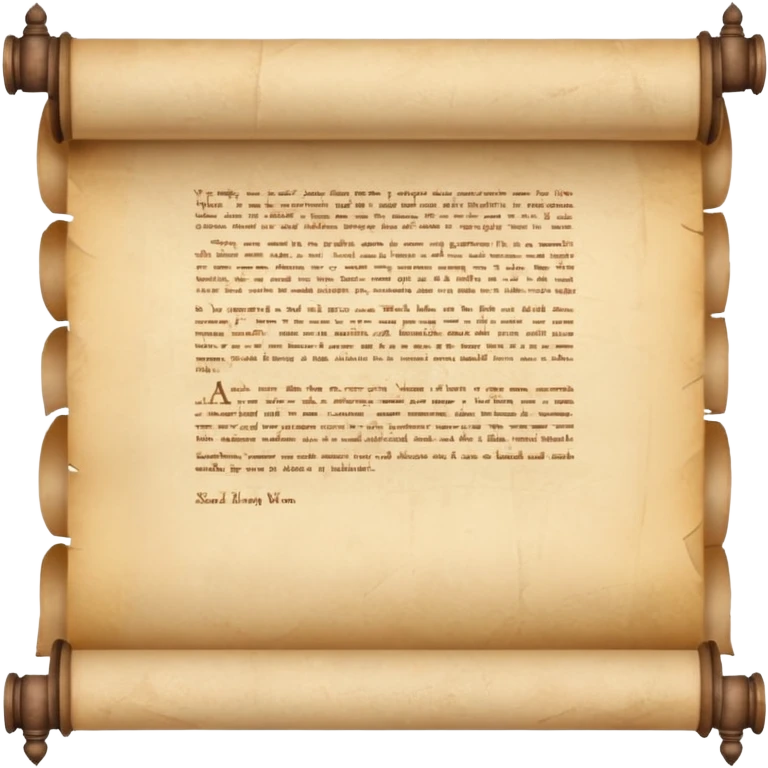 Scroll with quote emoji