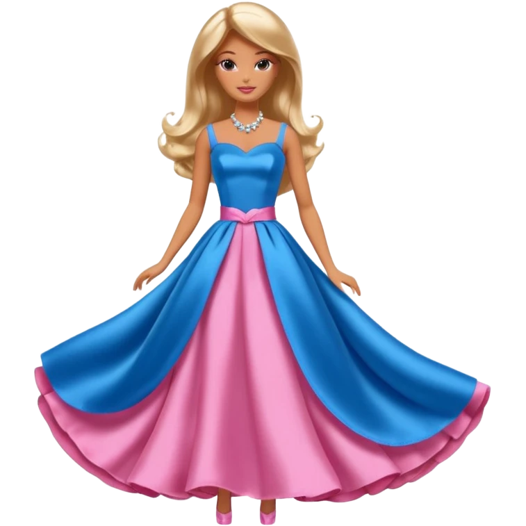 barbie girl different dresses emoji