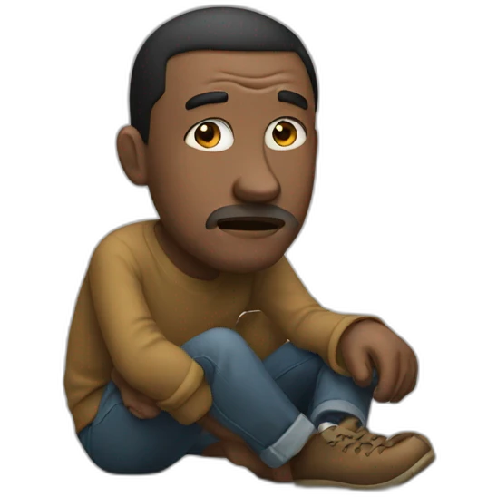 man who hates poverty emoji
