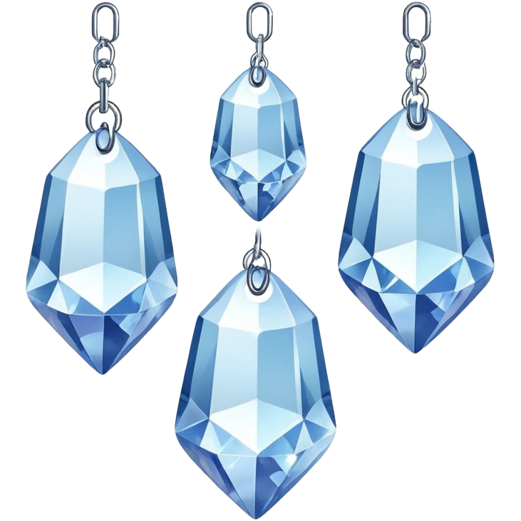 Hanging crystals emoji