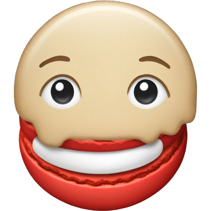 Red macarons emoji