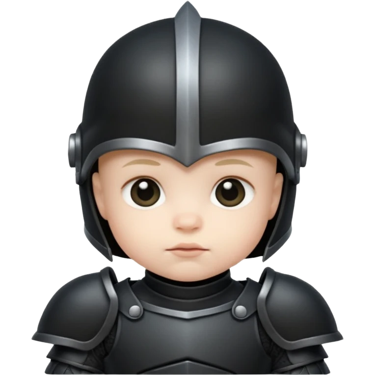 Armored black baby emoji