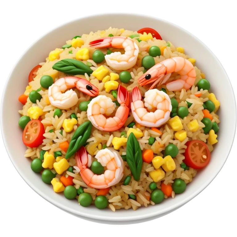 Chinese fried rice  emoji