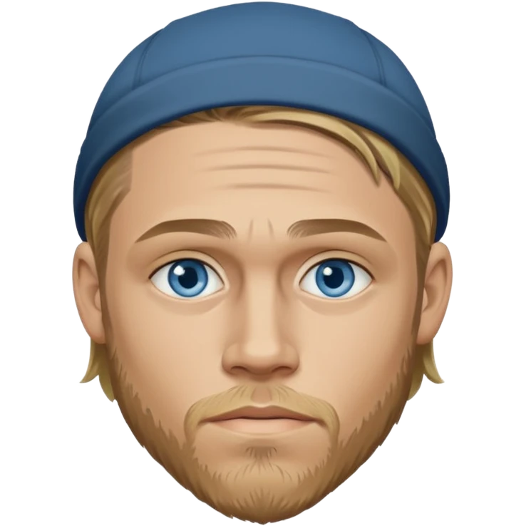Charlie Hunnam with blue eyes emoji