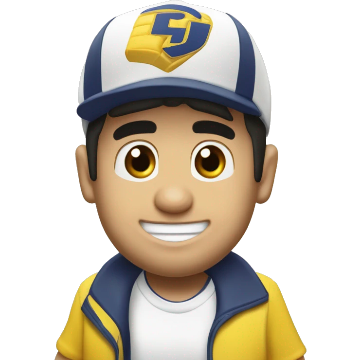 juan roman riquelme haciendo el topo gigio emoji