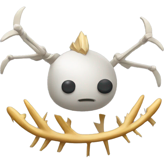 Un cabri/belier avec couronne sur la tête  emoji
