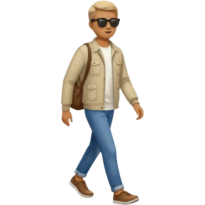 un homme qui marche emoji