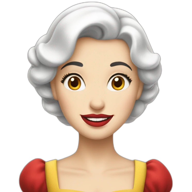 Blanche neige emoji