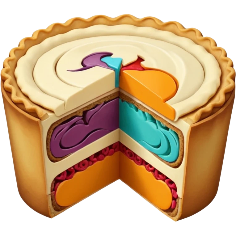 Anatomical pie emoji