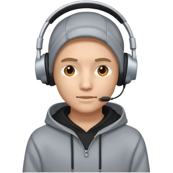 a 3d hacker emoji