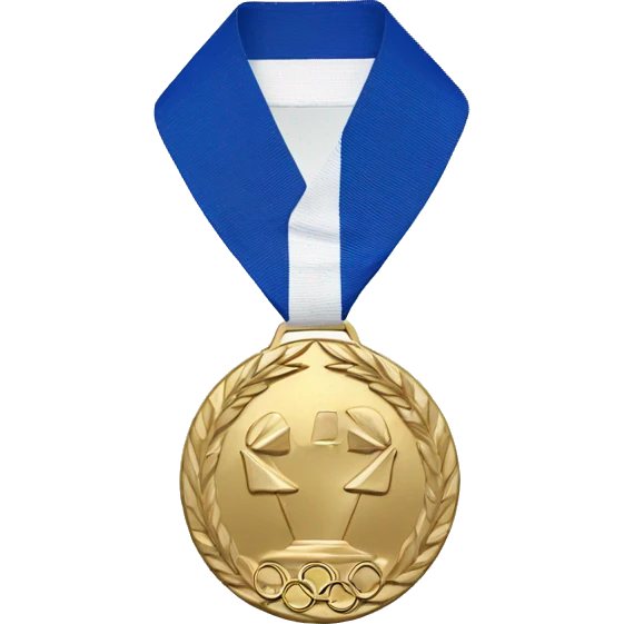 2024 Paris Olympic Medal emoji