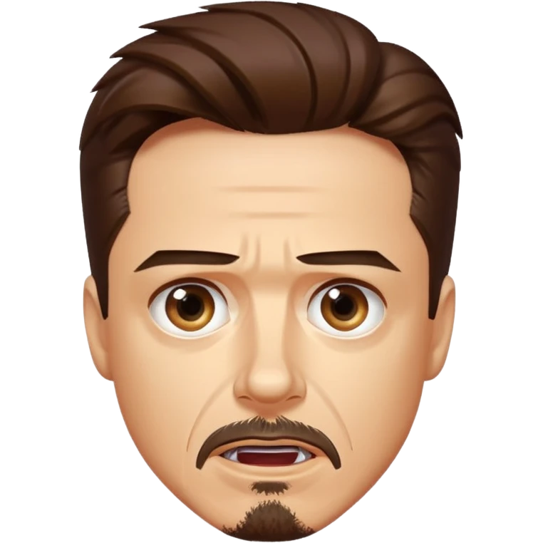 suprised tony stark emoji