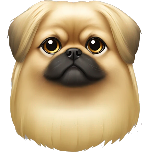 pekinese blonde head emoji