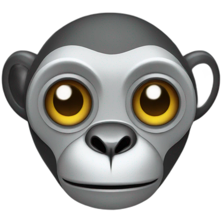 robot monkey emoji