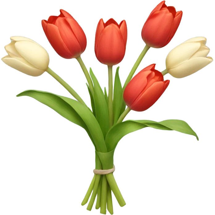 Tulip flower bouquet  emoji