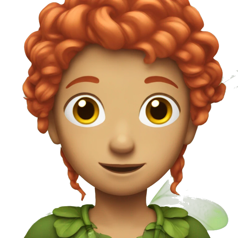 The fairy with red hair emoji