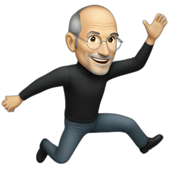 Steve jobs volando emoji