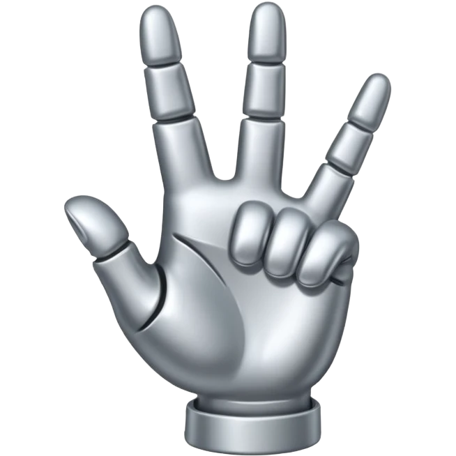 metal hand with give finger emoji