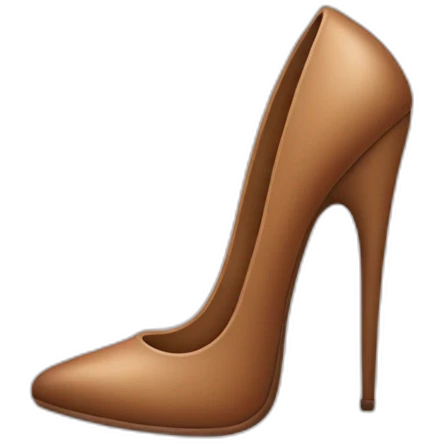 high heeled emoji
