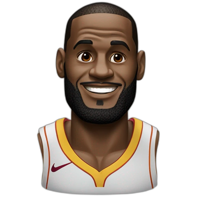Lebron james agarrando jarrón de cerámica  emoji