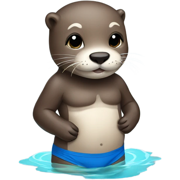 swimwear otter emoji