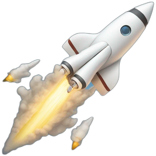 spaceship launching emoji