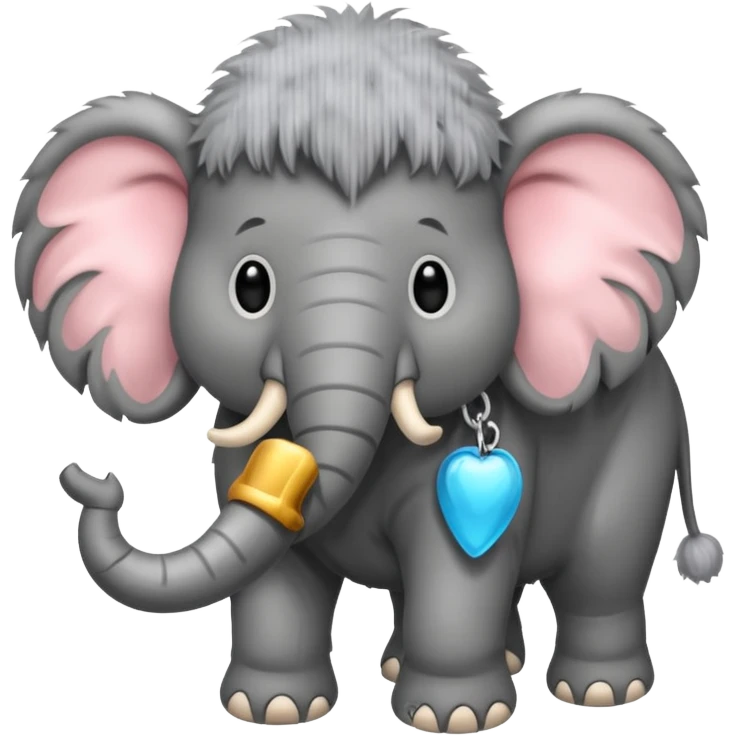 baby mammoth emoji