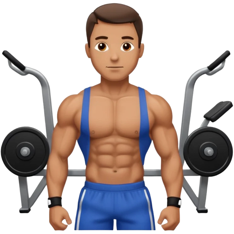 training gym man emoji