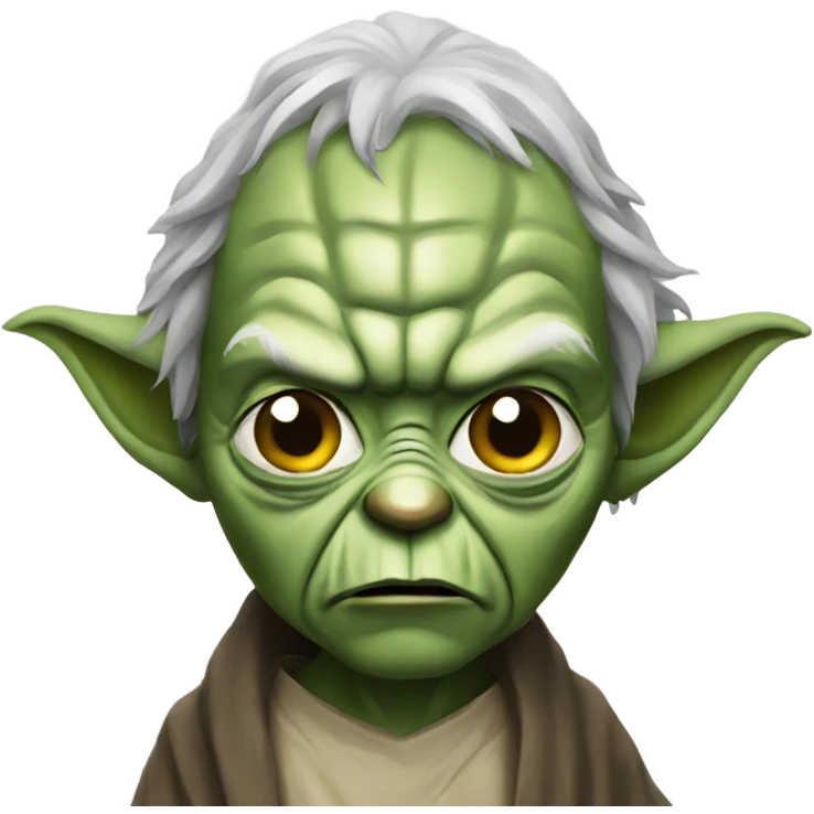 scary yoda emoji