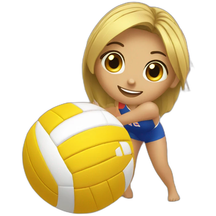 volley ball love emoji
