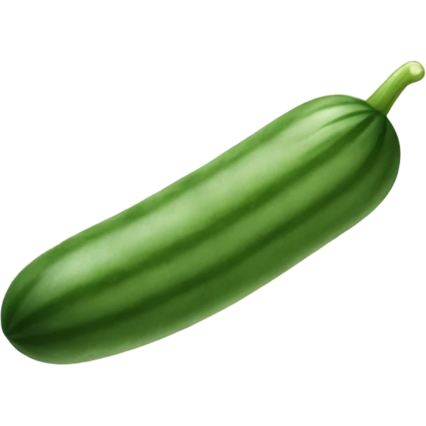 Horizontal challenged cucumber with long tongue out  emoji