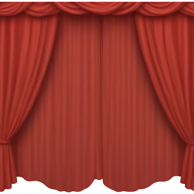red curtain emoji