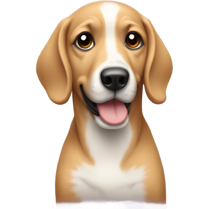 Cachorro em um disco voador emoji