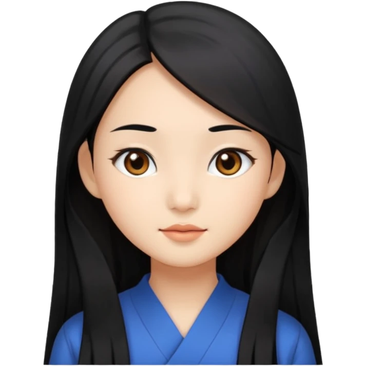 Asian girl emoji