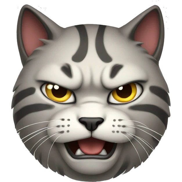 angry cat emoji