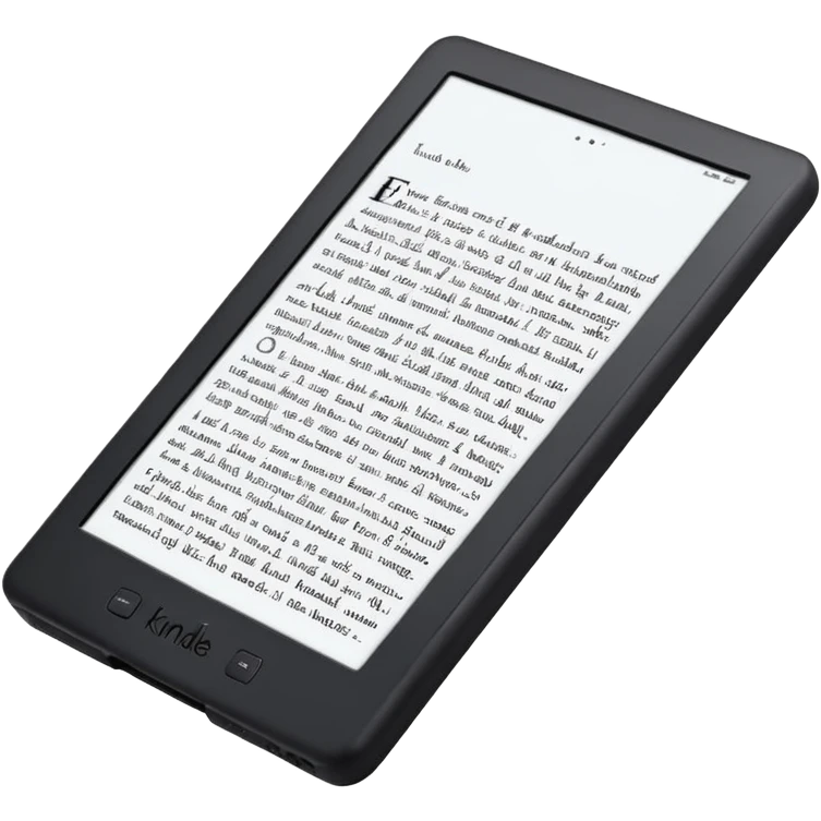 Kindle e-reader emoji