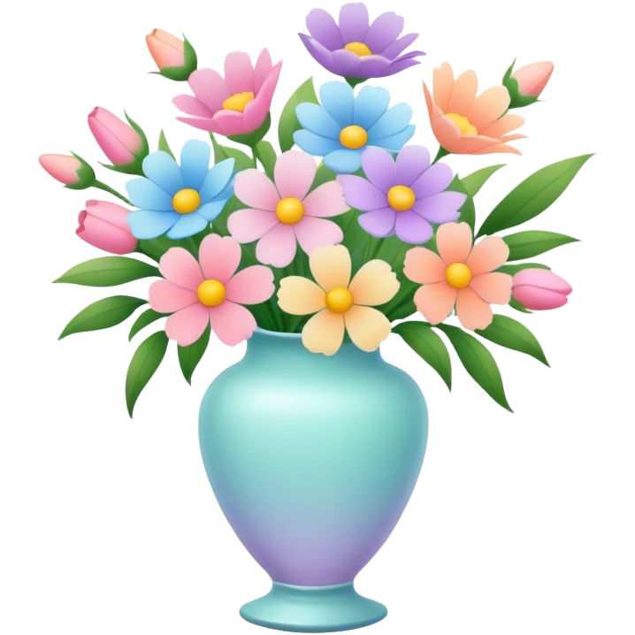 Preppy flowers emoji