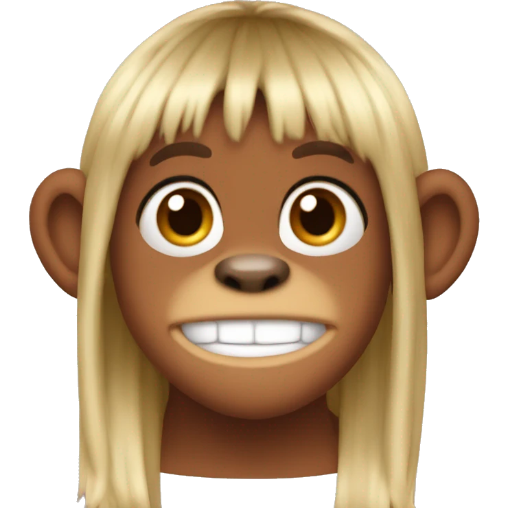 Hannah Montana monkey emoji