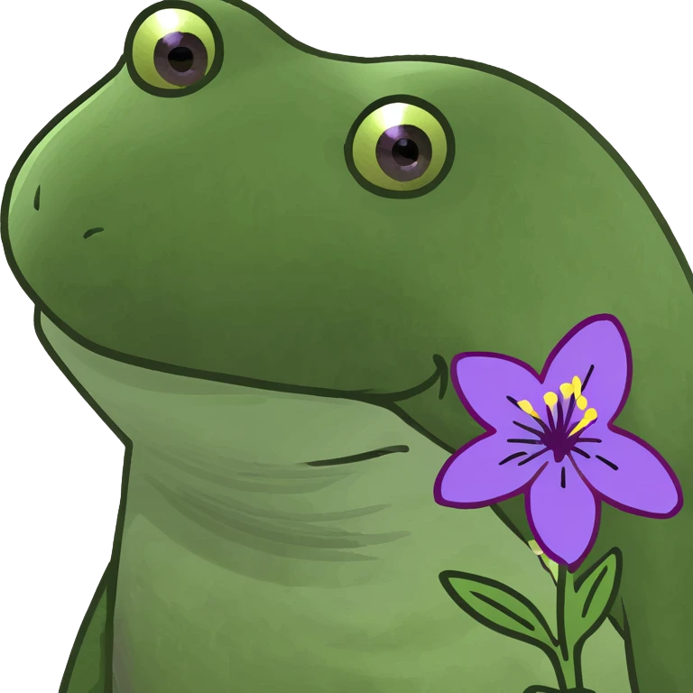 A plant with purple flowers emoji
