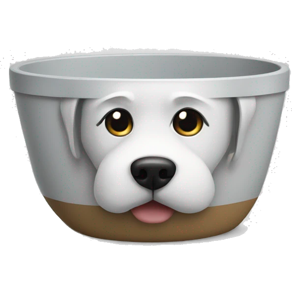 Water ina dogs bowl emoji