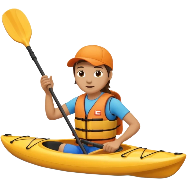 Kayaking emoji