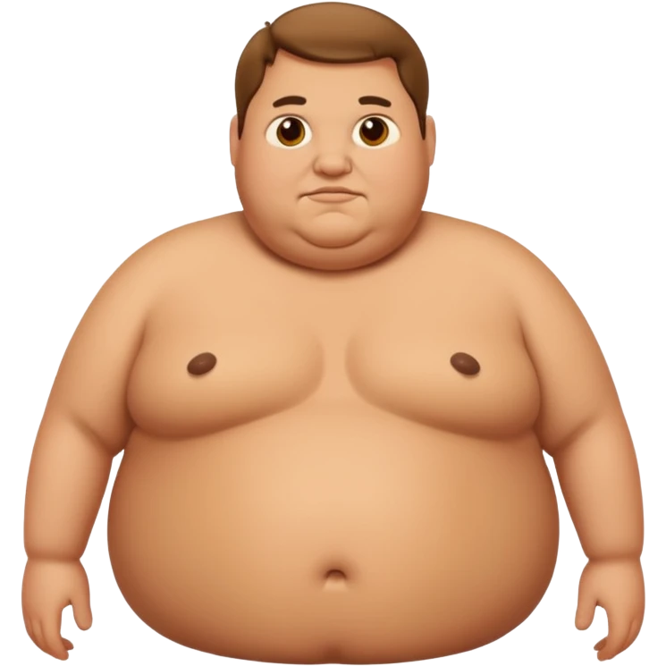 Hombre obeso  emoji