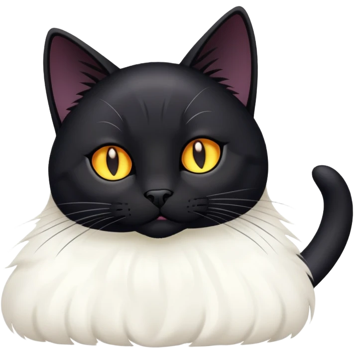 black cat y2k emoji
